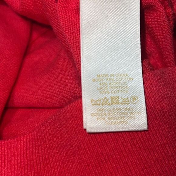 Kate Spade Coral Pink Button Front Knit Cardigan Crochet Overlay sz XS X-small - Picture 9 of 9